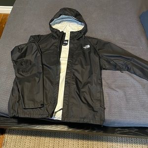 North face mens rain jacket L